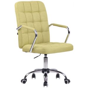 CLP Fauteuil de bureau Terni vert Tissu