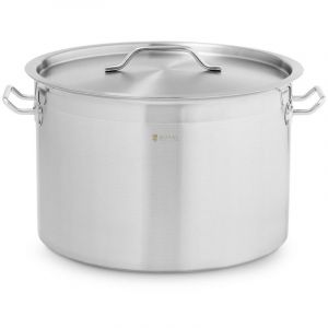 Royal Catering RC-SSP23 Grande Marmite Casserole Haute En Inox &Agrave; Induction