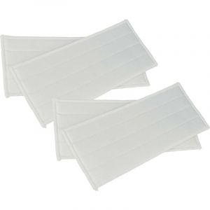 Vhbw 4x Housses de rechange compatible avec Kärcher KV 4 Premium, KV 4 nettoyeur de fenêtres, raclette à fenêtres