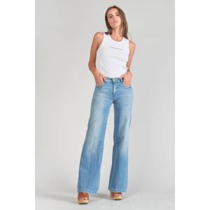 Le Temps des Cerises Jeans flare / larges PULP FLARE HIGH AXIS Bleu - Taille US 27,US 24,US 32