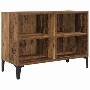 VidaXL Meuble tv Marron 69.5 x 30 x 50 cm Bois d'ing&eacute;nierie