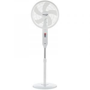 Ventilateur sur pied 2-en-1 solaire et &eacute;lectrique &Oslash;41 cm - Autonomie 14h