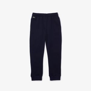 Image de Lacoste Pantalon jogging classique coton mélangé Bleu - Couleur Bleu - Taille 8-10 ans