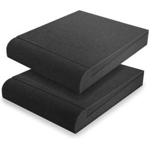 100% 2 Pièces Fstop Sonic Acoustics Mousse Acoustique pour Enceinte Monitoring de Studio de 30.5 x 20.3 x 4.6cm Noire
