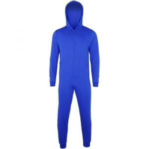 Comfy Co - Grenouillère unie à capuche - Enfant unisexe (12-13 ans) (Bleu roi) - UTRW3293