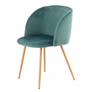 OKO - Chaise semi artisanal lot de 2 ana 56x54 violet