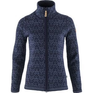 Fj&auml;llr&auml;ven Snow Cardigan W Sweat-Shirt Femme, Dark Navy, FR (Taille Fabricant : XS)