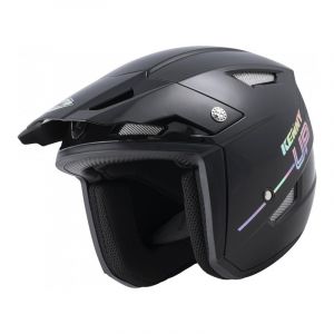 Kenny Casque trial Trial-up Graphic noir holographic brillant 2022- L