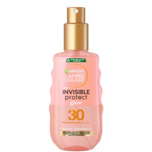 Garnier Ambre Solaire Invisible Protect Glow Transparent SPF30 Sun Cream Spray - Watermelon 150ml