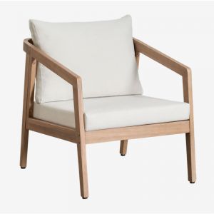 Fauteuil de jardin en bois d'acacia Kaela SKLUM Brun Acacia