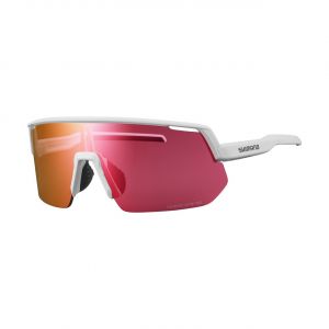Shimano Lunettes Technium L blanc mat verres Ridescape Road