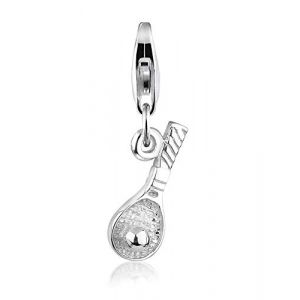 Nenalina - Anhänger Tennisschläger Sport Ball 925 Silber Charms & Kettenanhänger 1 ct Damen (29.99 € / 1 ct)