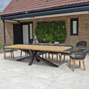 Gecko jardin Table teck recycl&eacute; 300 cm conceptual