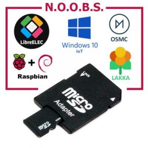 Image de Carte Micro SD 8Go avec NOOBS pré-installé pour Raspberry Pi toutes versions