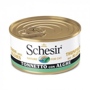 Image de Schesir 6x85g en gelée thon, algues - Sachet pour chat