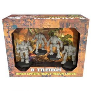 Catalyst Game Labs BattleTech Miniatures Inner Heavy Recon Lance Expansion Miniature Game Ages 14+ Jeu en Anglais