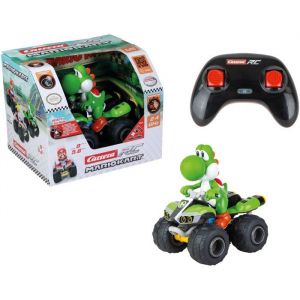Carrera Voiture t&eacute;l&eacute;command&eacute;e Yoshi Quad Mario Kart 1:20 2,4 GHz