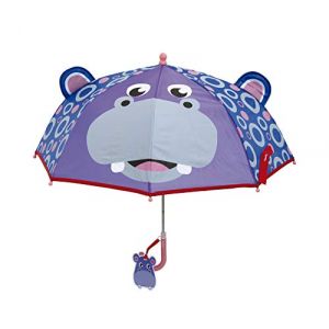 Image de Fisher-Price Parapluie Hippopotame canne 3D 38/8cm Multicolore