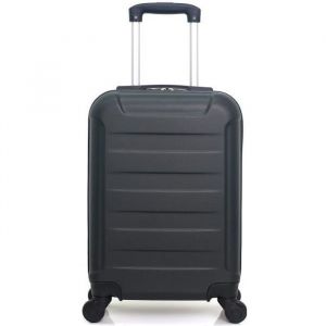VALISE CABINE ABS 50cm 4 roues ELBE A NOIR