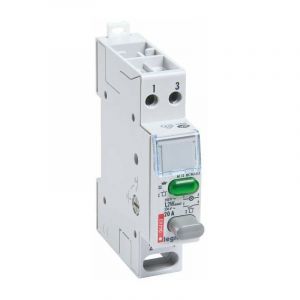 Legrand Interrupteur double fonction 20 A 250V 1 NO + indicateur vert 412914