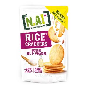 N.a! Rice Crackers Sachet de 85g Sel et Vi igre