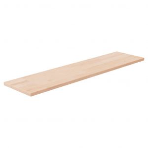 VidaXL Panneau d'étagère 80x20x1,5 cm Bois de chêne massif non traité
