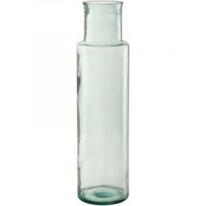 Vase Cylindrique D&eacute;co "Recycl&eacute;" 55cm Transparent Prix