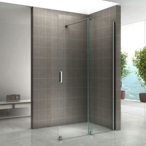 Napoli Paroi de douche Italienne coulissante verre 8 mm transparent 130 x 200 cm