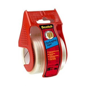 Scotch Ruban adhésif renforcé pour emballage avec dévidoir Transparent 50 mm x 9 m