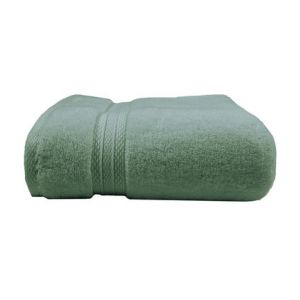 Garnier Thiebaut Drap de douche pur coton 550 g/m² Elea Vert Garnier-thiebaut - Couleur Vert - Taille 70 x 140 cm