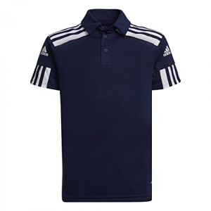 Adidas Unisex Kids Polo Shirt (Short Sleeve) Sq21 Polo Y, Navblu/White, HC6274, 140 EU