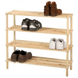 Meuble range chaussures 4 niveaux Wood and co