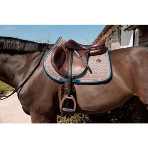 Tapis de selle pour cheval Kentucky Horsewear Pied de poule