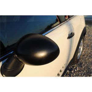 Cadox 2 stickers autocollants thermocollables pour rétroviseurs look noir