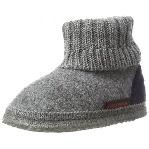 Image de Giesswein Kramsach, Chaussons Montants Mixte Enfant, Gris (Schiefer 016), 33 EU