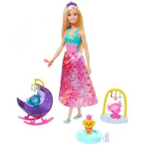 Mattel Dreamtopia Bébés Dragons - GJK51 - Coffret Poupée Mannequin - 3 ans et +