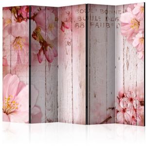 Artgeist Paravent 5 Volets "Pink Apple Blossoms" 172x225cm
