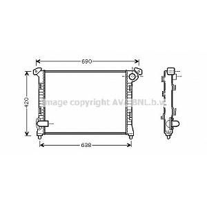 Ava Quality Cooling Radiateur (247BW2286)