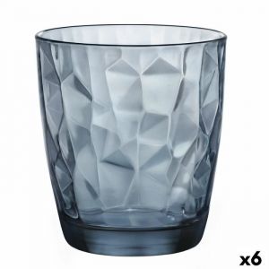 Bormioli Rocco Diamond Ocean Blue verre à whisky 390ml, blue, 6 verres