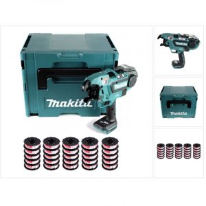 Makita DTR 180 ZJ Connecteur d'armatures sans fil 18V Brushless en Makpac avec 25x fil de ligature - sans batterie ni chargeur