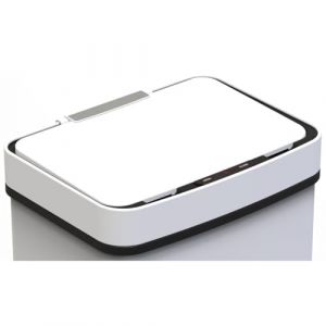 Kitchen Move Couvercle Poubelle De Cuisine Automatique Tri Sélectif Double Compartiment 75l NARVIK Blanc