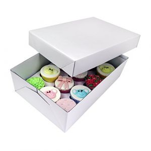 PME Boîte à Cupcakes pour 12 gâteaux, Blanc