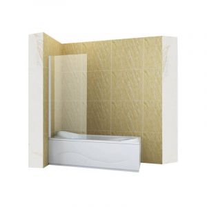 Desconocido Silla Pare-baignoire aston, fixe, 60x150 cm, Blanc
