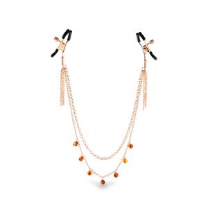 Sportsheets Pinces à Seins Collier Amber
