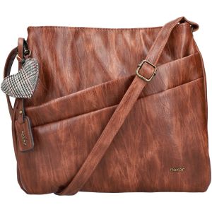 Rieker H1005, Sac &agrave; bandouli&egrave;re Femmes, Marron, s