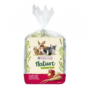 Versele Laga Foin Nature Timothy Hay poivron rouge, panais pour rongeur et lapin - 2 x 500 g