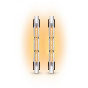 Xanlite Lot de 2 ampoules halogènes culot R7S, 78mm, 2216 Lumens, 2900 Kelvins, Blanc chaud Dimmable - PACK2HR7S78118W