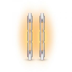 Image de Xanlite Lot de 2 ampoules halogènes culot R7S, 78mm, 2216 Lumens, 2900 Kelvins, Blanc chaud Dimmable - PACK2HR7S78118W