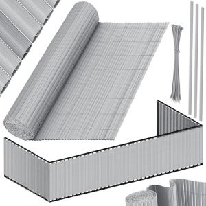 Kesser - Natte pare-vue en pvc Clôture pare-vue Habillage de balcon Coupe-vent Lames renforcées résistantes aux intempéries Pour jardin Balcon