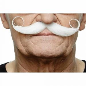 Viving Costumes 203719 Moustache, Multicolore, Taille Unique